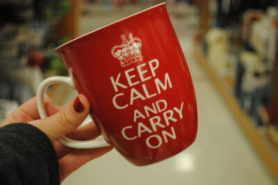 一切为了梦想，记住那句话吧：“Keep calm and carry on”。