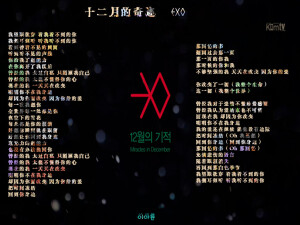 十二月的奇迹（中文）—EXO cr：이아륜