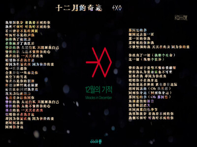 十二月的奇迹（中文）—EXO cr：이아륜