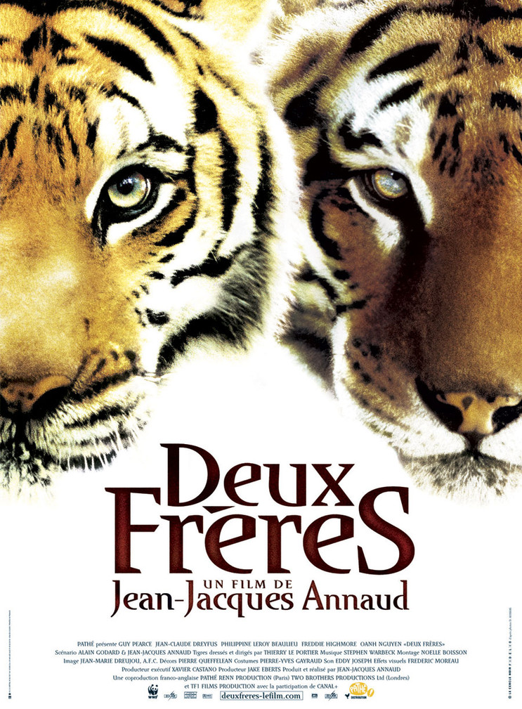 虎兄虎弟 Deux frères (2004) 這世上最可怕的，往往不是猛獸，而是人心。虎毒不食子。 PS：向這部片子的拍攝團隊致敬。