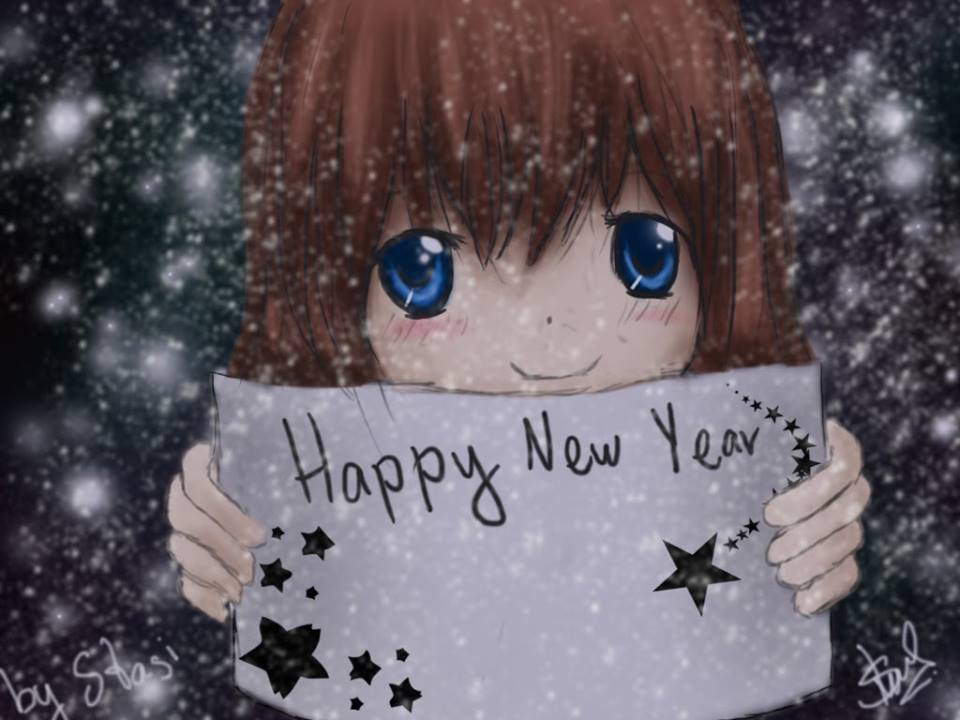 【美图手绘空间】Hello 2014!May all my wishes come true.你好，2014！希望一切愿望都能实现！Happy New Year! 新年快乐!!! 2014~~~曦