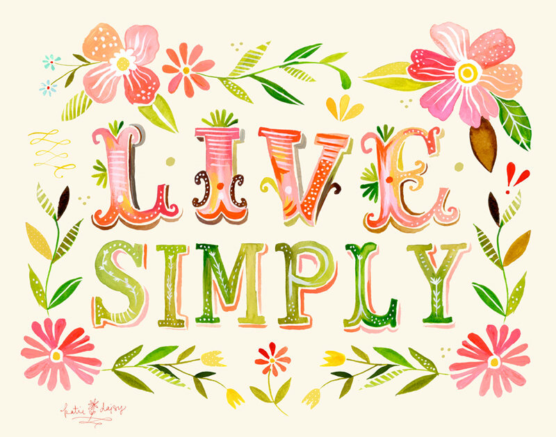 live simply