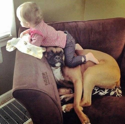 Baby &amp; puppy