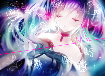 植物園 いい曲です p站 二次元 插画 v家 初音未来 miku 绮丽