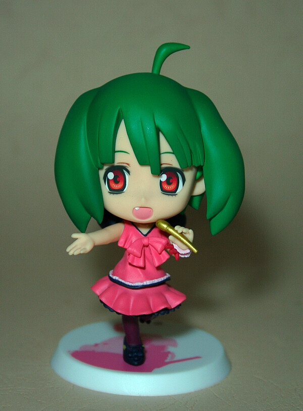 Macross Frontier Ranka.超时空要塞 边境 Q版手办 小粘土 李兰花 绿毛