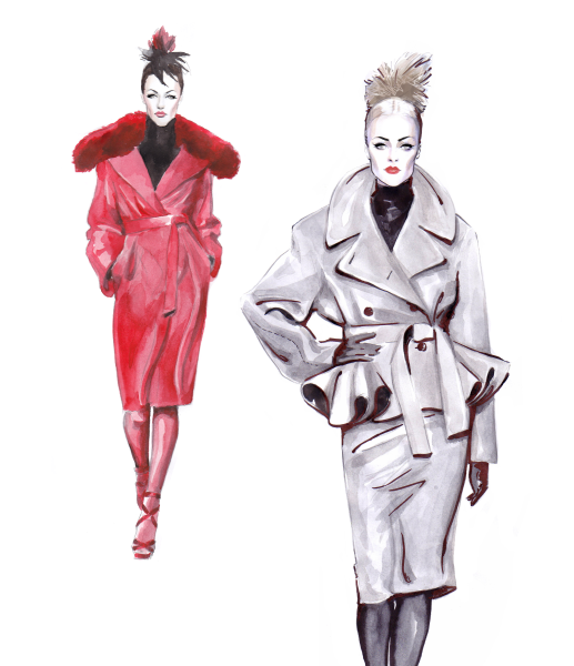 Fashion Illustrations by Lena Ker from Russia