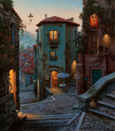 俄罗斯画家Evgeny Lushpin作品..