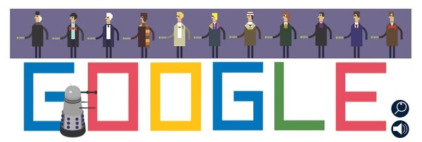 Google doodle Doctor Who