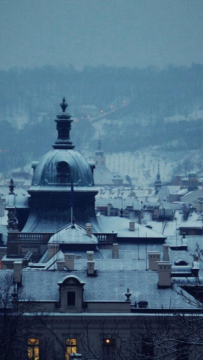 Moscow in snow