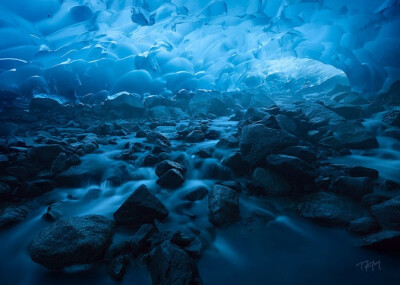 Mendenhall Glacier Cave（美国曼德荷冰河洞穴） 美国