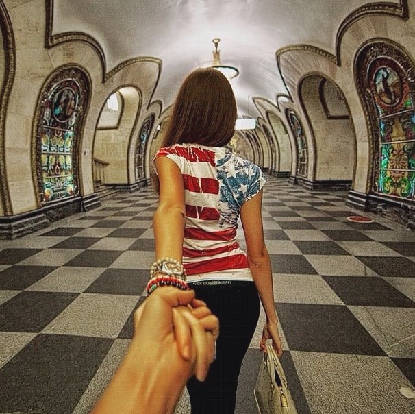 Follow me to #moscow #metro