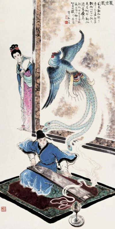  到了明嘉庆年间，邹得中总括前人丰富的创作经验，在其著作“绘画发蒙”中，提了“十八描”的说法，这十八种描法是指：1.行云流水描2.高古游丝描3.铁丝描4.柳叶描5.琴弦描6.蚂蝗描7.混描8.橛头钉描9.曹衣描10.钉头鼠…