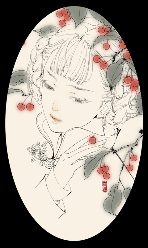  到了明嘉庆年间，邹得中总括前人丰富的创作经验，在其著作“绘画发蒙”中，提了“十八描”的说法，这十八种描法是指：1.行云流水描2.高古游丝描3.铁丝描4.柳叶描5.琴弦描6.蚂蝗描7.混描8.橛头钉描9.曹衣描10.钉头鼠尾描11.折芦描12.减笔描13.战笔水纹描14.竹叶描15.橄榄描16.蚯蚓描17.枣核苗18.枯柴描 以上十八种描法是古人根据当时的服装（大都是宽袍大袖）领略出，有些是唐朝以前就可以见到，有些则是后来逐渐添加的，然而这十八描并不是包罗前人所有的描法，也有人主张简化为五种，或合并为三大类。擅长白描人物的当代画家董梦梅先生则指出：十八是以线条描法的形状命名，并不妥当。他针对用笔