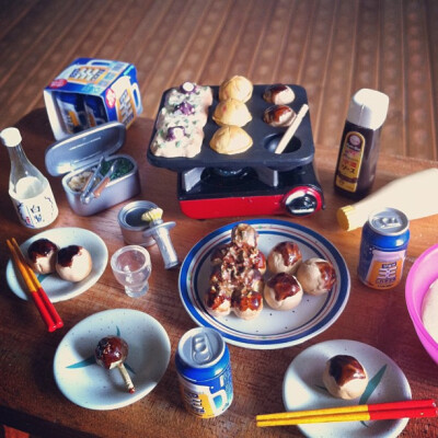 好丰盛啊 食玩 rement miniature minifood