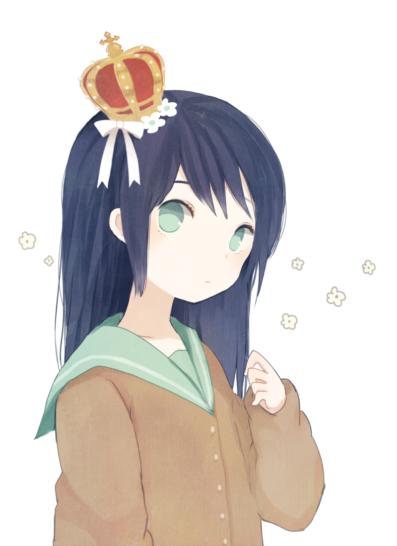 71p站二次元插画少女王冠