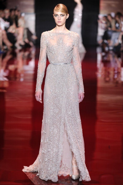 Elie Saab 蕾丝 T台时装 晚礼服 婚纱 华丽