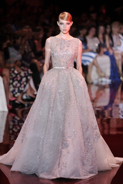 Elie Saab 蕾丝 T台时装 晚礼服 婚纱 华丽