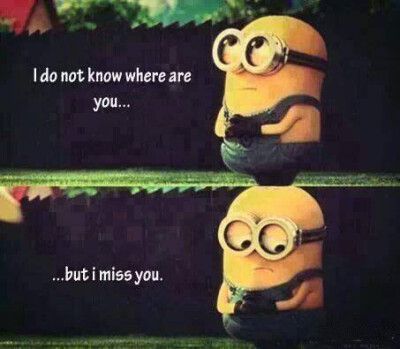 i don't know where are you ,but i miss you.....