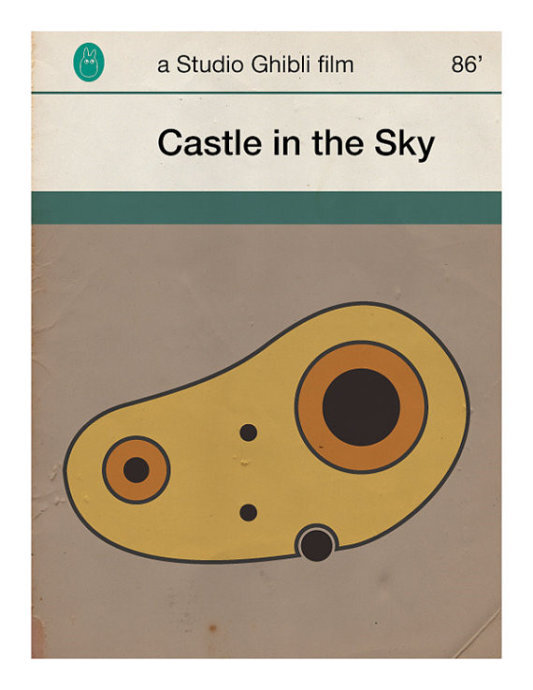 《幽灵公主》极简海报设计