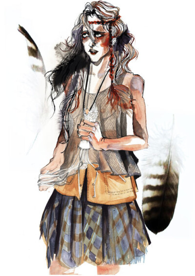 Nadeesha Godamunne Fashion Illustrations