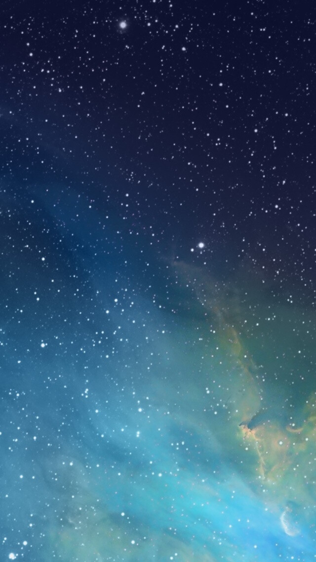 星空。iOS7 iPhone5壁纸