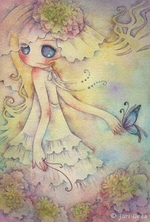 他的作品清新质朴，笔下的画面描绘出的是一幅幅邻家儿童的情感世界。