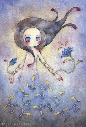 他的作品清新质朴，笔下的画面描绘出的是一幅幅邻家儿童的情感世界。