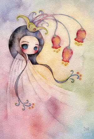 他的作品清新质朴，笔下的画面描绘出的是一幅幅邻家儿童的情感世界。