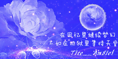 在回忆里继续梦幻 ，不如在地狱里等待天堂