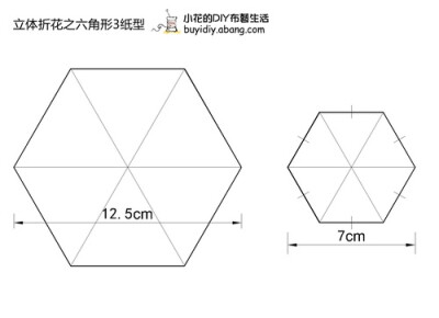 六边形花