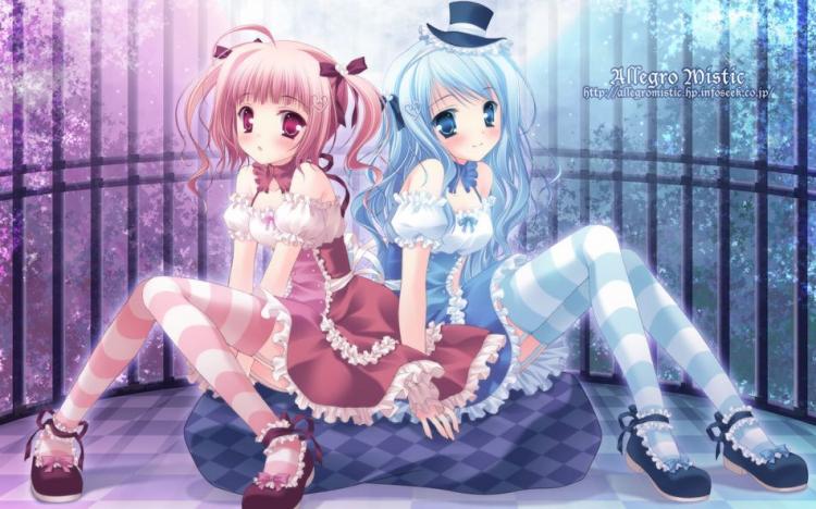 双子二次元少女