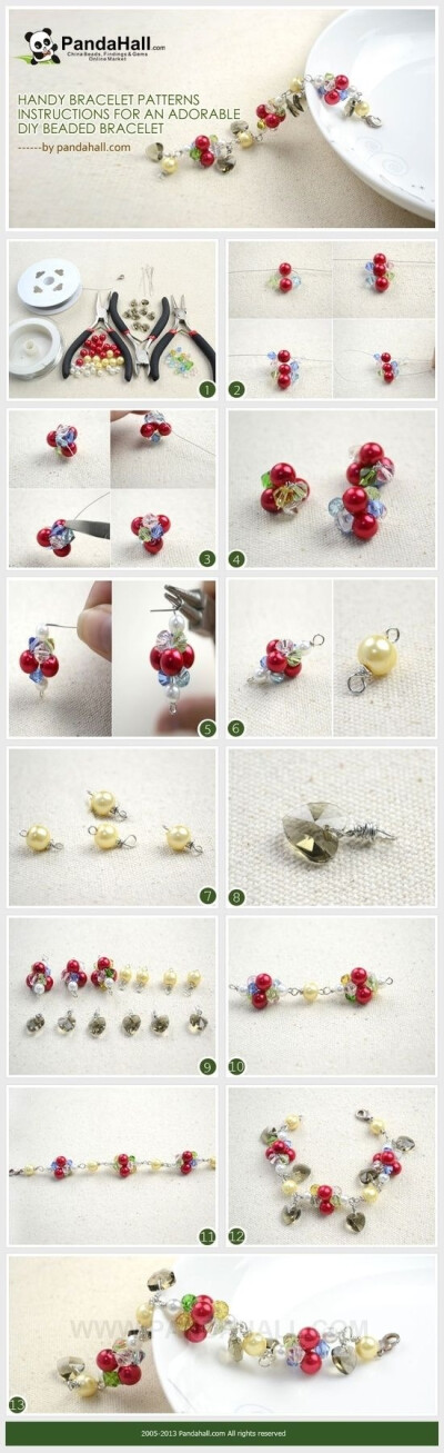 自己动手DIY串珠手链 - 图片分享自PandaHall珠宝首饰博客