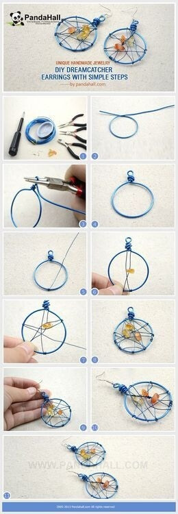 #自己动手串起来# DIY饰品教程（ 图片分享自PandaHall.com）