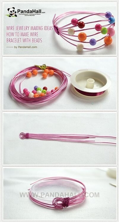 #自己动手串起来# DIY饰品教程（ 图片分享自PandaHall.com）
