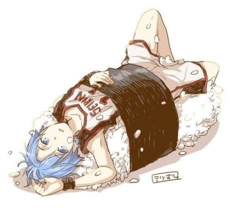 动漫_帅哥_美男_手绘_插图_插画_二次元_本命_手机壁纸_桌面壁纸_黑子的篮球_黑子哲也