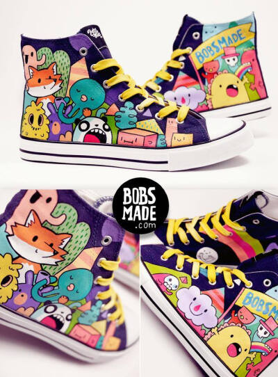 Happy Monster Shoes http://www.bobsmade.com/shop/shoes/chuck