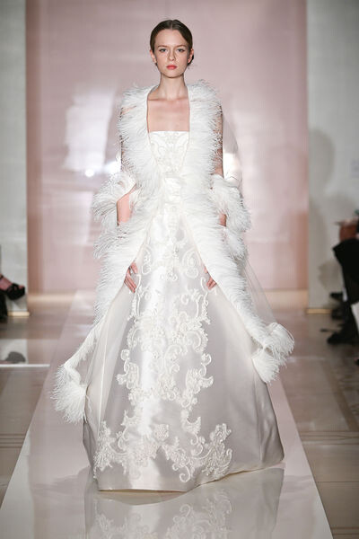 Reem Acra 2014秋冬系列婚纱秀