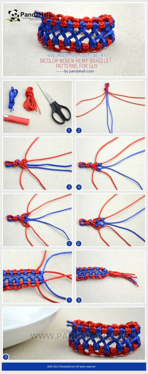 DIY编织手链教程