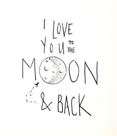 I love you to the moon