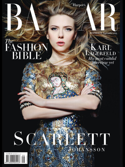 Scarlett Johansson BAZAAR封面