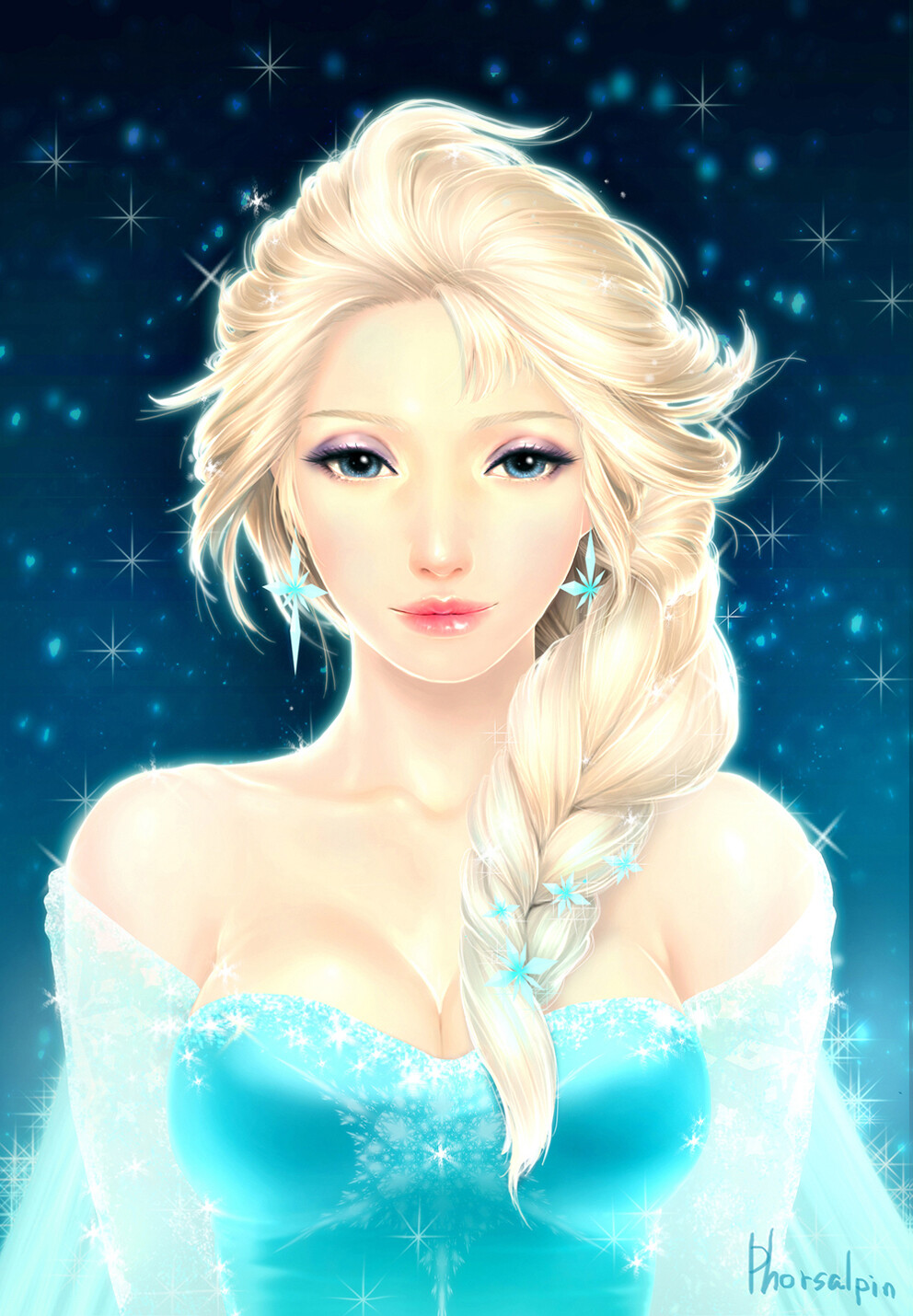 Frozen Elsa 作者:phorsalpin P站id=4491403