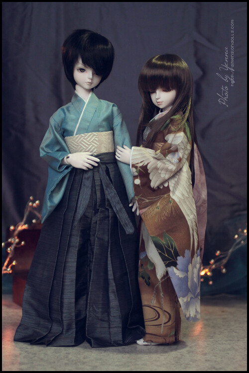 日本 動(dòng)漫 SD娃娃 BJD 玩具 手伴 人 偶 愛情 情侶