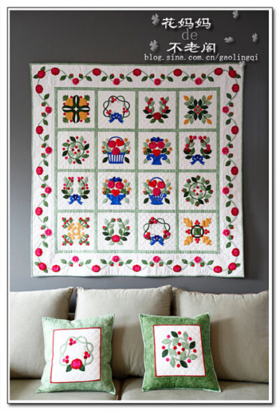 巴尔第摩贴布Applique Quilts