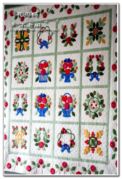 巴尔第摩贴布Applique Quilts