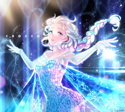 Frozen elsa 作者:NAMYO P站id=6390291