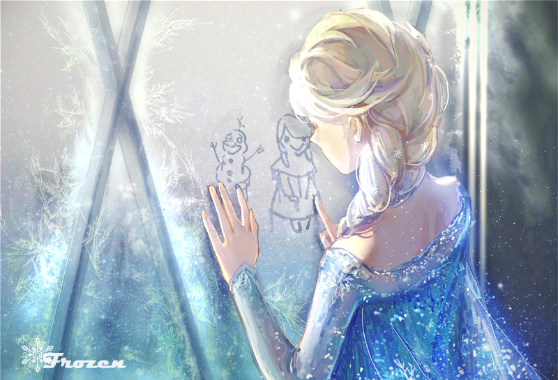 Frozen Let it go~ p站 二次元 插画 冰雪奇缘 Elsa