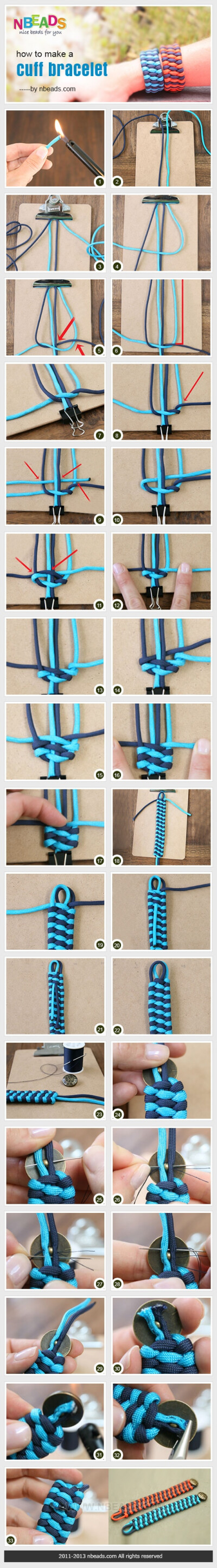 DIY编织手链