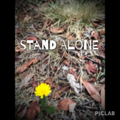 stay alone. think alone. keep clam alone. and miss alone.