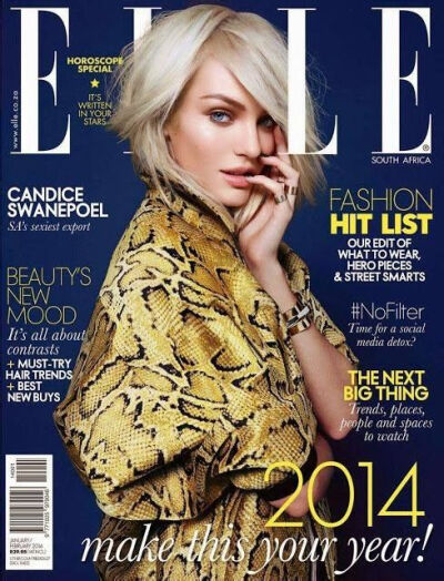 Elle South Africa Jan&amp;amp;Feb -- Candice Swanepoel