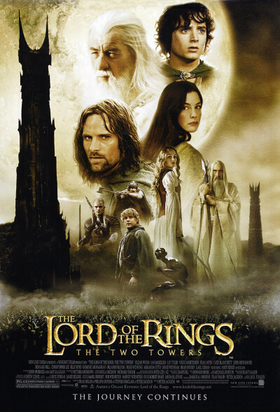 指环王2：双塔奇兵 The Lord of the Rings: The Two Towers (2002) 感觉比一好看。